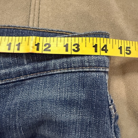 Madewell Jeans Womens 25 Fits 28x25 Classic Straight Blue High Rise Distressed - Picture 7 of 10